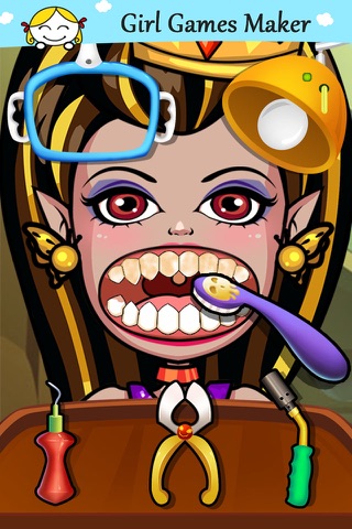 Crazy Girls Games - kids dentist screenshot 3