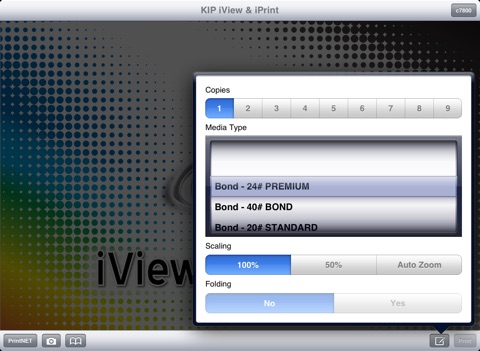 KIP iView & iPrint screenshot 2