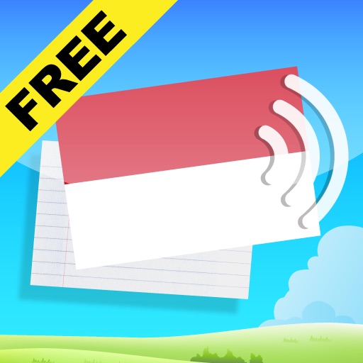 Learn Free Indonesian Vocabulary with Gengo Audio Flashcards icon