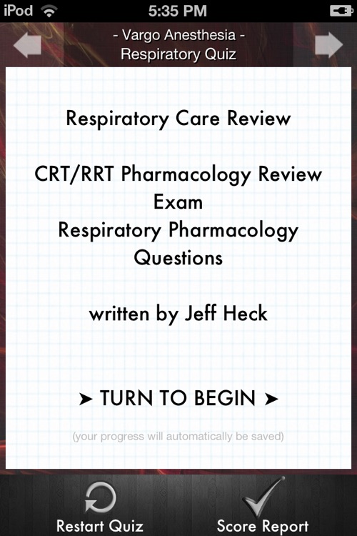 Respiratory Quiz