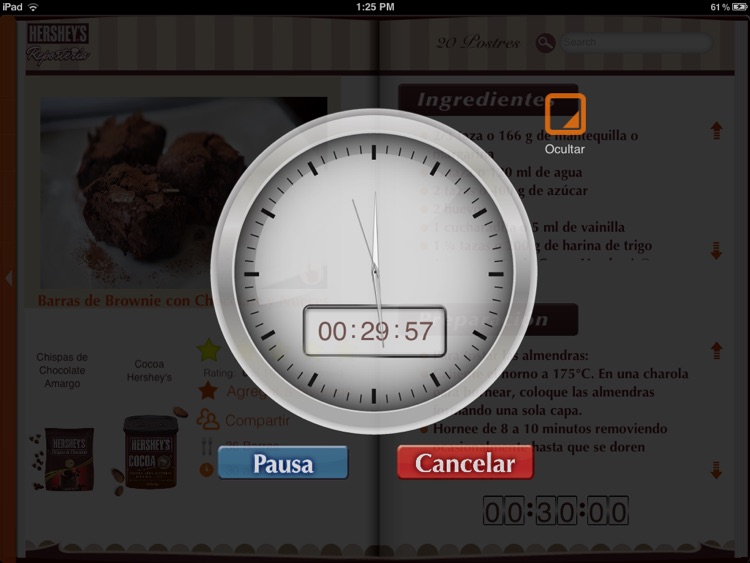 Recetario Hershey's® Repostería screenshot-3