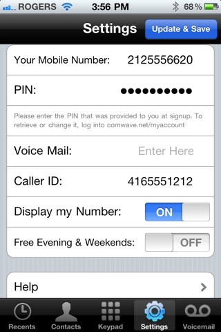 Comwave Mobile screenshot 2