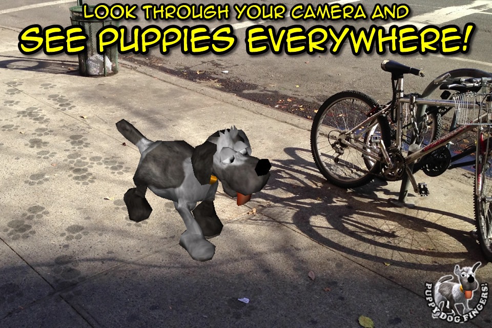 Puppy Dog Fingers! with Augmented Reality FREE screenshot 3