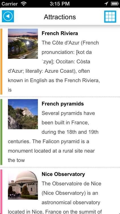 Nice (France) offline map, guide & hotels