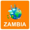 Zambia Off Vector Map - Vector World