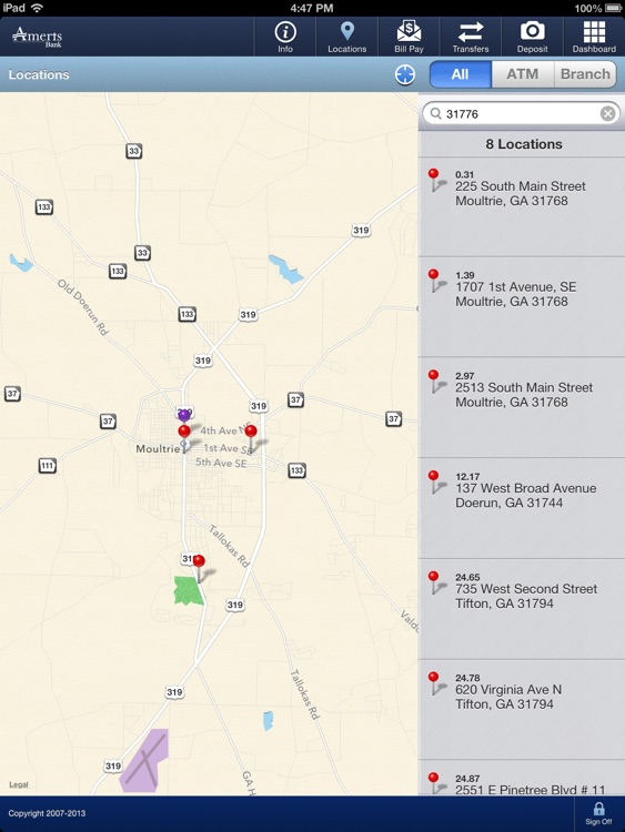 Ameris Bank Business for iPad screenshot-4