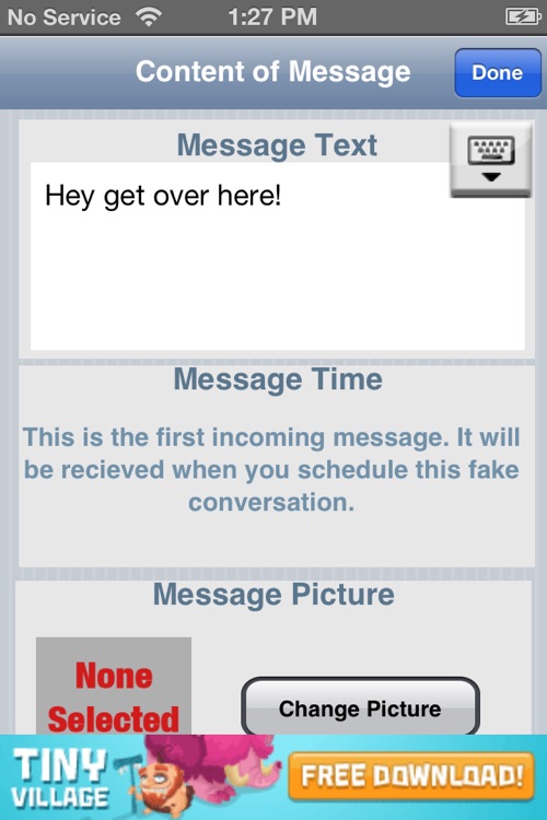 Fake-A-Message™ Free (MMS & SMS!) screenshot-2
