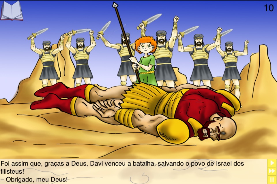 Davi e Golias (Historia biblica) screenshot 4