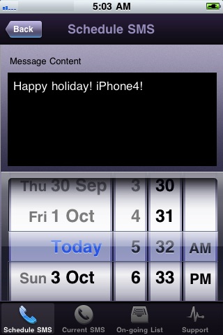 Auto Schedule SMS Helper screenshot 2