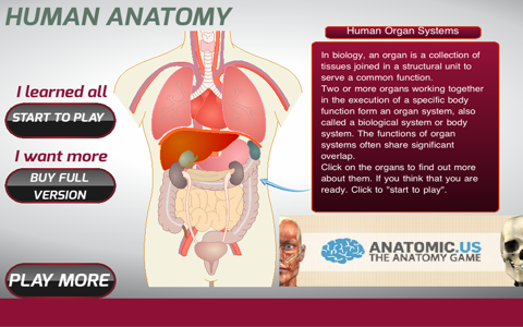 Human Anatomy Game screenshot 2