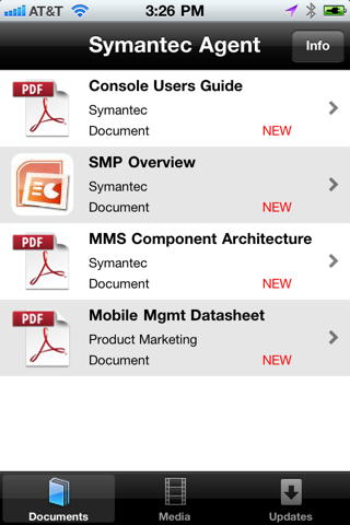 Symantec Mobile Management Agent screenshot 2