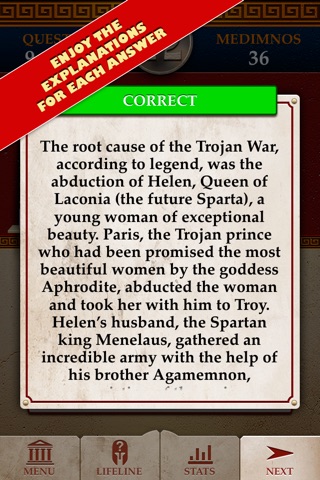 Genius Quiz Ancient Greece History Full screenshot 3