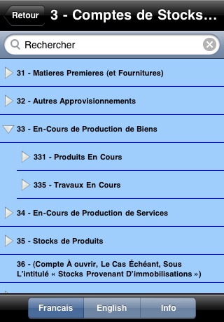 Plan Comptable Français - Anglais GRATUIT screenshot 2