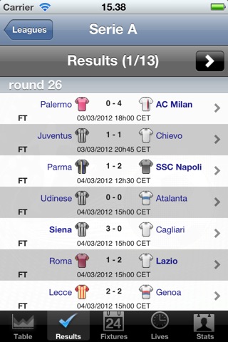 Serie A - Serie B - Serie C [Italy] screenshot 3