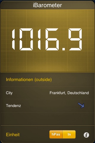 a Barometer for iPhone & iTouch screenshot 2