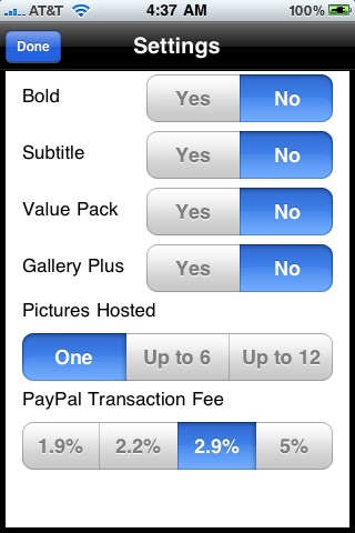 eBay Fees Calculator and Free Tips screenshot-4