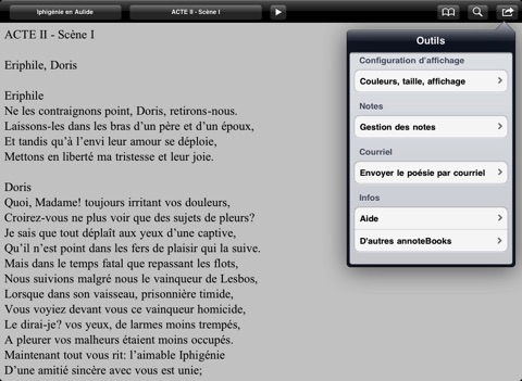 Racine: Théâtre et poésies complètes for iPad screenshot 4