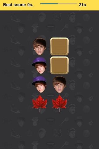 Memory Match - Justin Bieber Edition! screenshot 2