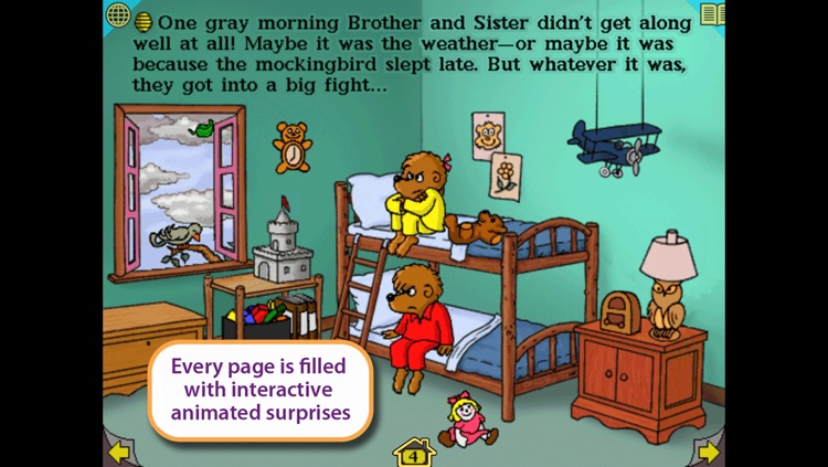 Get In A Fight, Berenstain Bears – Wanderful interactive storybook in English and Spanish screenshot-3