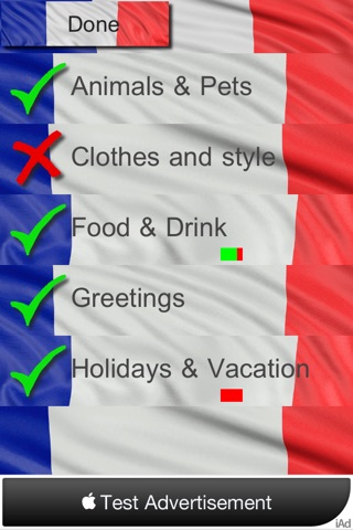 French Vocab Games Lite screenshot 4