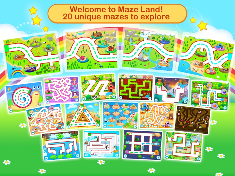Toddler Maze 123 - Fun learning with Children animated puzzle game screenshot-3