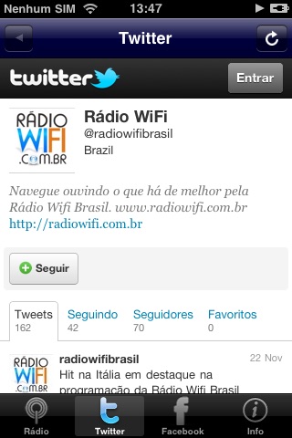 Rádio Wifi Brasil screenshot 3