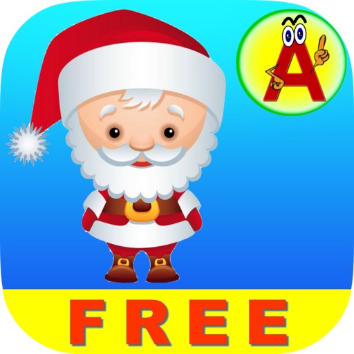 Toddler's Christmas ABC Phonics, Pattern, Counting, Sizing Games Free icon