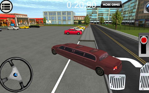 Limousine City Parking 3D screenshot 2