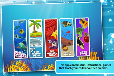 First Words for Toddlers 3: Sea Animals screenshot 2