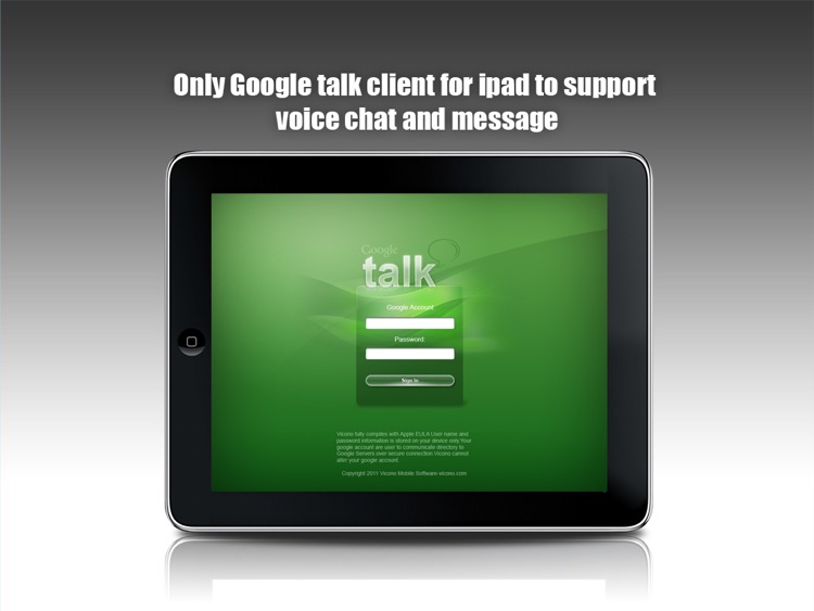 Voice Chat for Google Talk HD