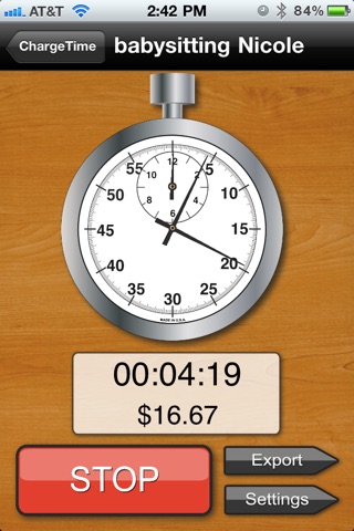 ChargeTime: A Charge Clock for Professionals screenshot 4