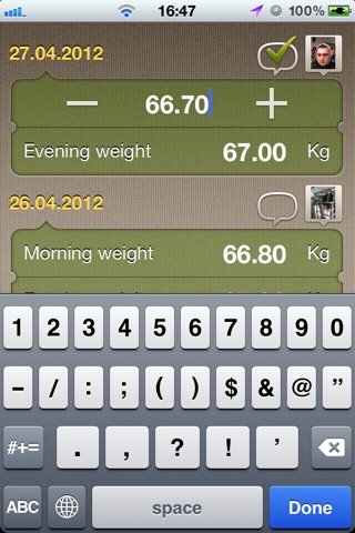 WeightMeter - Track your weight daily screenshot 3