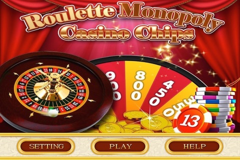 Roulette Monopoly Casino Chips - Vegas Fun Free 2014 screenshot 2