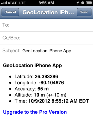 GeoLocation screenshot 2