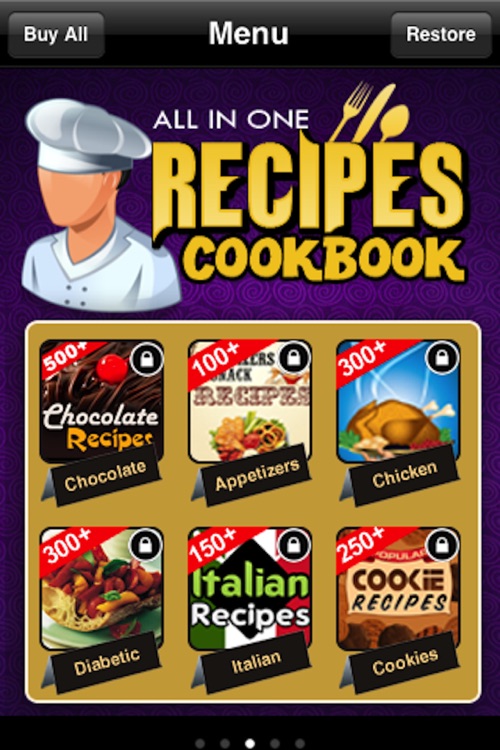 All in One Recipes Cookbook**