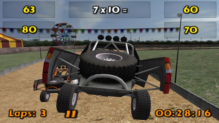 3D Math Racing PRO - A Fast Fun Math Facts Game