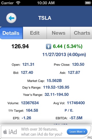 My StocksFolio screenshot 2