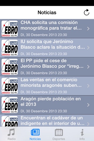 Radio Ebro screenshot 3