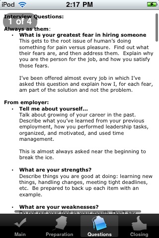 Job Interview Cheat Sheet