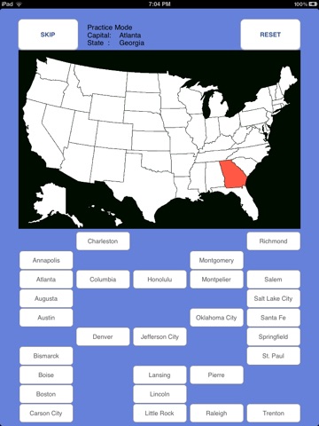 Capital Quiz - States of the USA screenshot 3