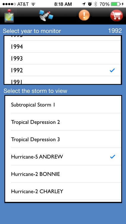 Hurricane Tracker - North Carolina (Full)