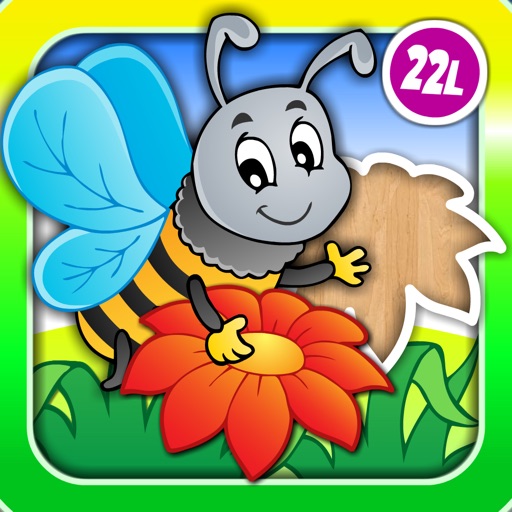 Abby Monkey® Animal Shape Puzzle for Preschool Kids: Meadow iOS App