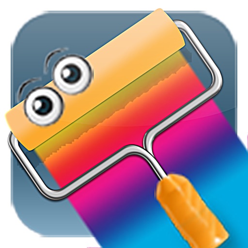 Rainbow Paint Roller icon