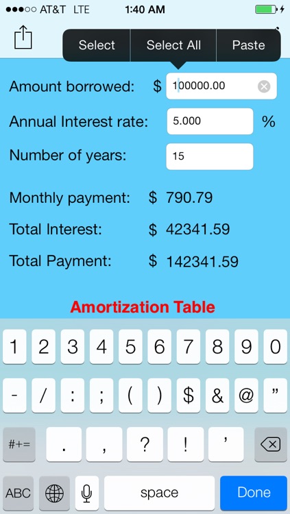 Simple Loan Calculator