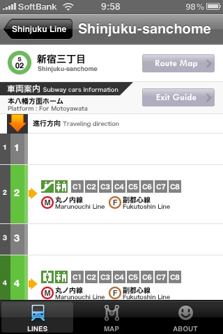 Japan Subway Route Map (Tokyo Osaka Nagoya) screenshot-3