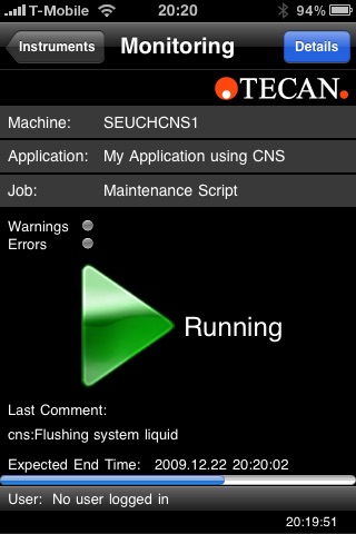 Tecan CNS screenshot 3