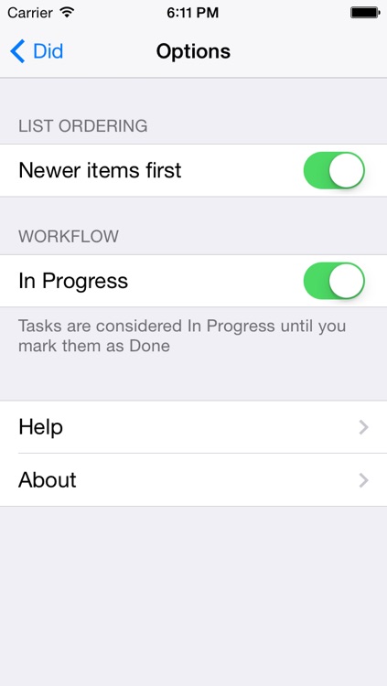 Did - The simple Done List screenshot-4
