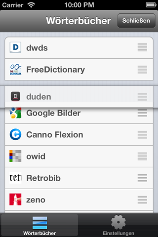 Alle Deutschen Wörterbücher screenshot 4