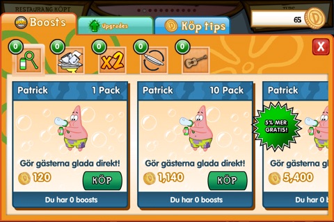 SpongeBob Diner Dash Deluxe screenshot 4