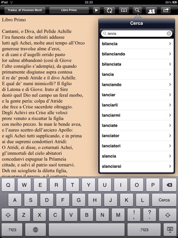 Omero: Iliade for iPad screenshot 4